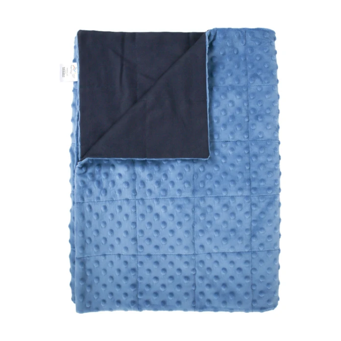 Couverture lestée - 90 x 120 cm - 1 kg - bleu