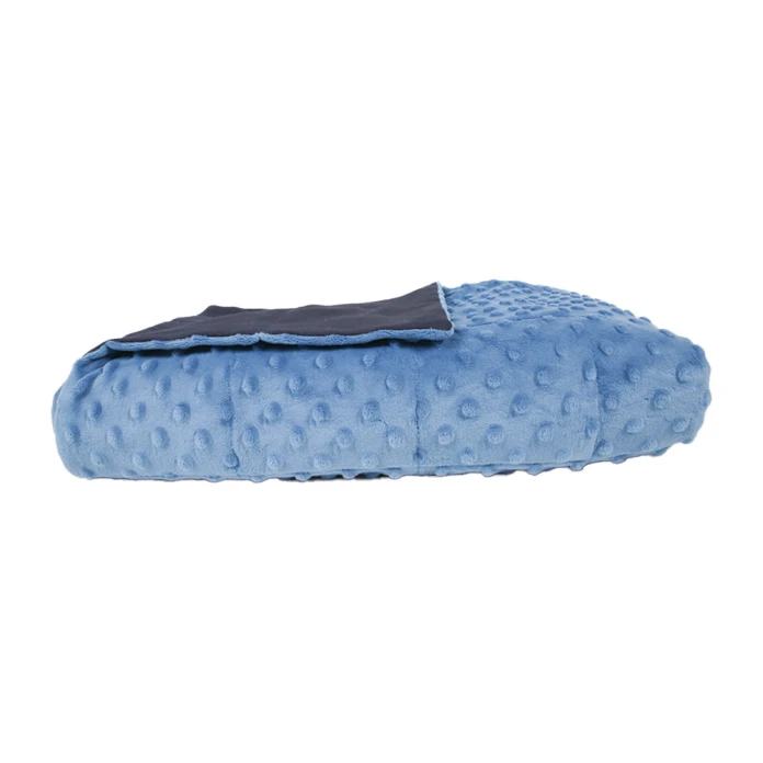 Couverture lestée - 90 x 120 cm - 2 kg - bleu