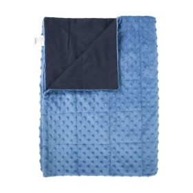 Couverture lestée - 90 x 120 cm - 2 kg - bleu
