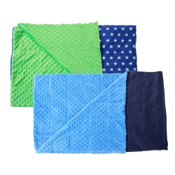 Couverture lestée - 90 x 120 cm - 1 kg - vert