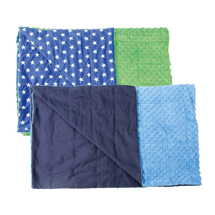 Couverture lestée - 90 x 120 cm - 2 kg - vert