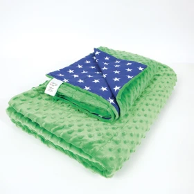 Couverture lestée - 90 x 120 cm - 3 kg - vert