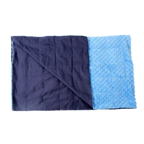 Couverture lestée - 135 x 200 cm - 5 kg - bleu