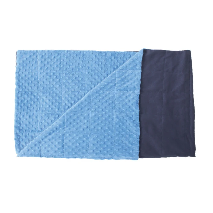 Couverture lestée - 135 x 200 cm - 6 kg - bleu