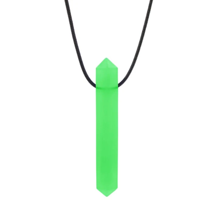 Krypto-Bite - Collier de mastication pierre précieuse - Souple