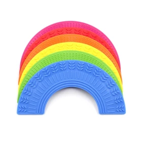 Fidget à mâchouiller arc-en-ciel - Souple