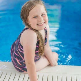 Maillot de bain incontinence 1 pièce imprimé enfant