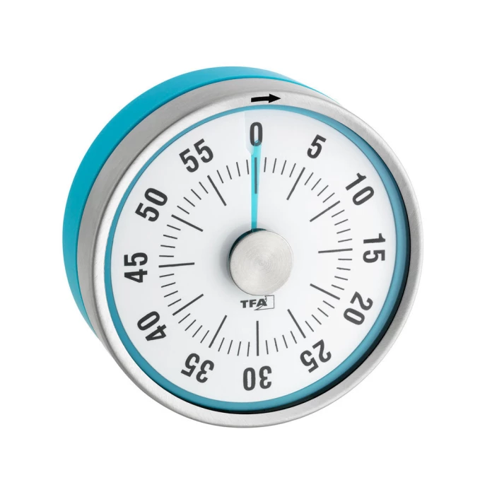 Petit timer visuel - Disque turquoise