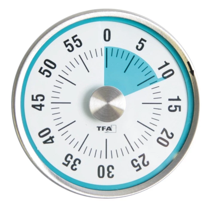 Petit timer visuel - Disque turquoise