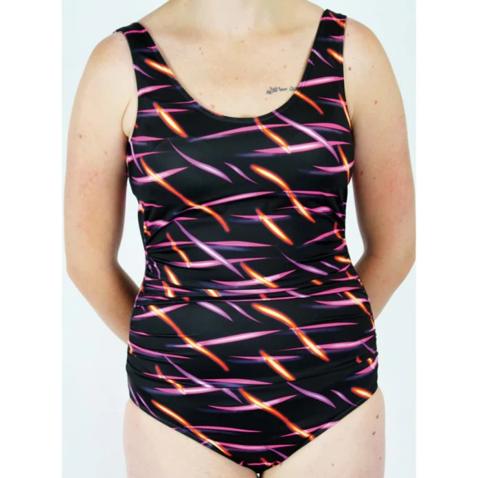 Maillot de bain incontinence 1 pièce femme - Imprimé
