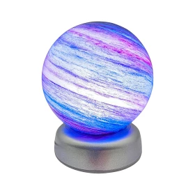 Lampe planète bleue