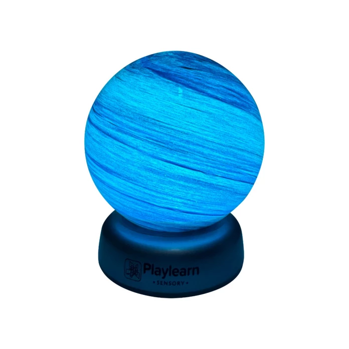 Lampe planète bleue