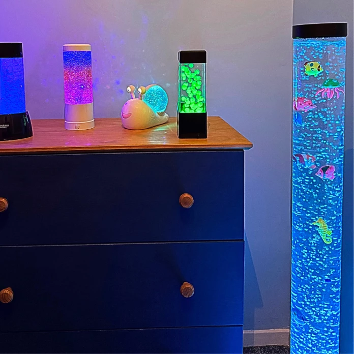 Lampe arc-en-ciel scintillante