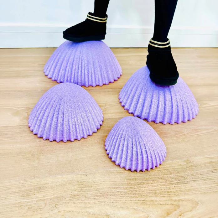 Les plaques de motricité coquillage