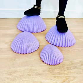 Les plaques de motricité coquillage