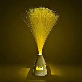 La lampe fibre optique haut-parleur