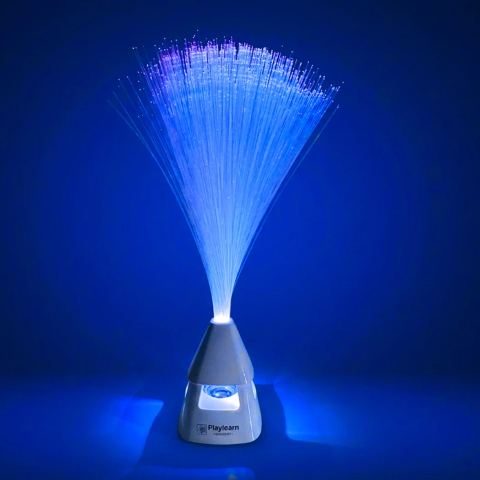 La lampe fibre optique haut-parleur