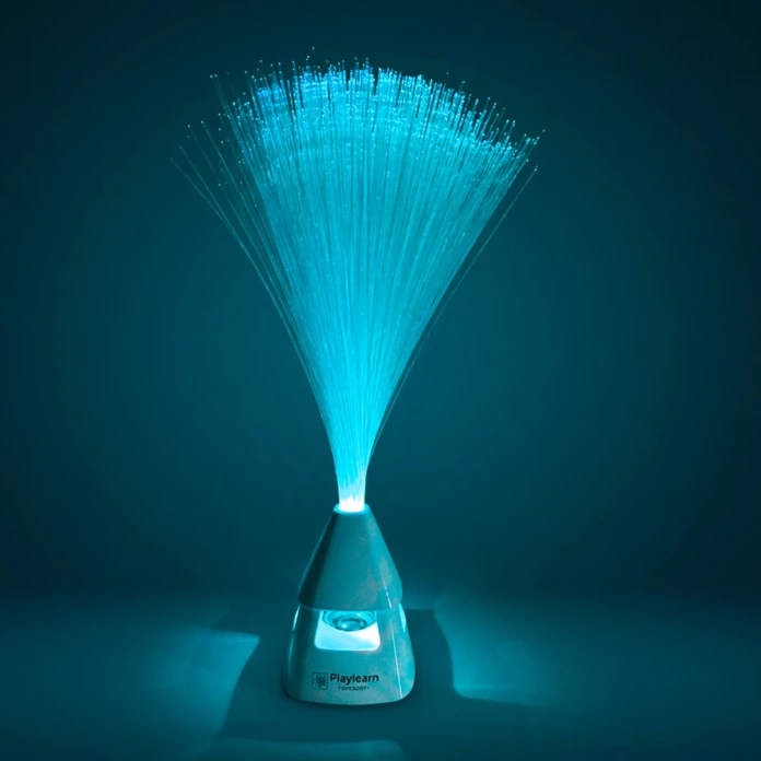 La lampe fibre optique haut-parleur