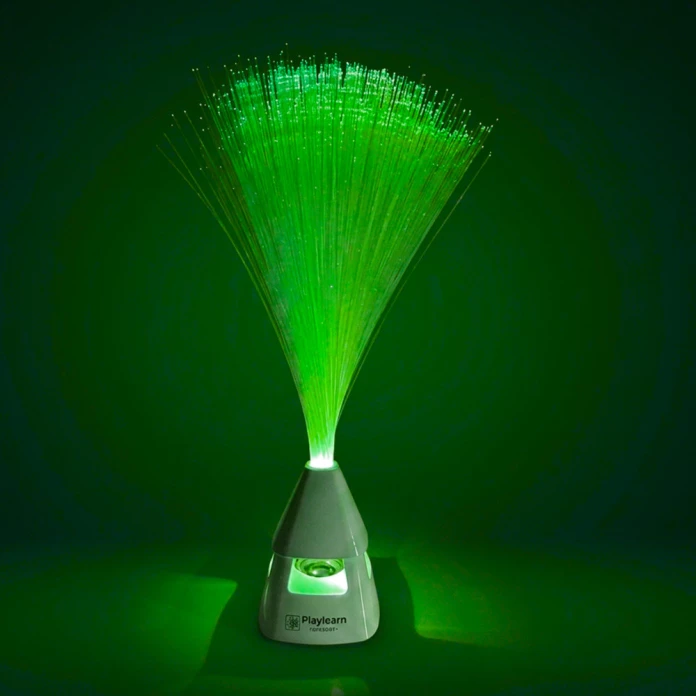 La lampe fibre optique haut-parleur