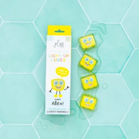 Glow pals - 4 cubes lumineux Alex jaune
