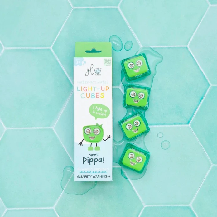 Glow pals - 4 cubes lumineux Pippa vert