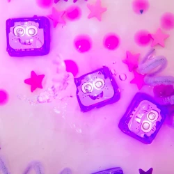 Glow pals - 4 cubes lumineux Lumi violet