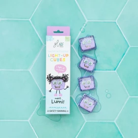 Glow pals - 4 cubes lumineux Lumi violet
