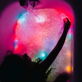 Glow pals - 4 cubes lumineux Sammy rouge