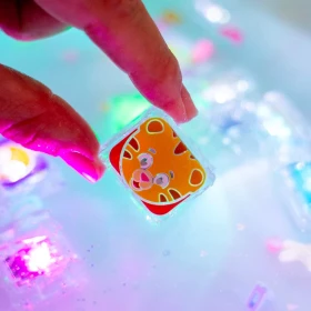 Glow pals - 4 cubes lumineux Daniel orange