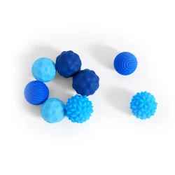 Boules sensorielles magnétiques x 8 - bleues