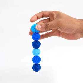 Boules sensorielles magnétiques x 8 - bleues