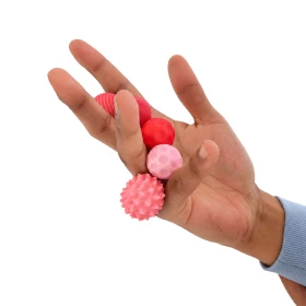 Boules sensorielles magnétiques x 8 - roses