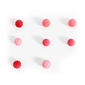 Boules sensorielles magnétiques x 8 - roses