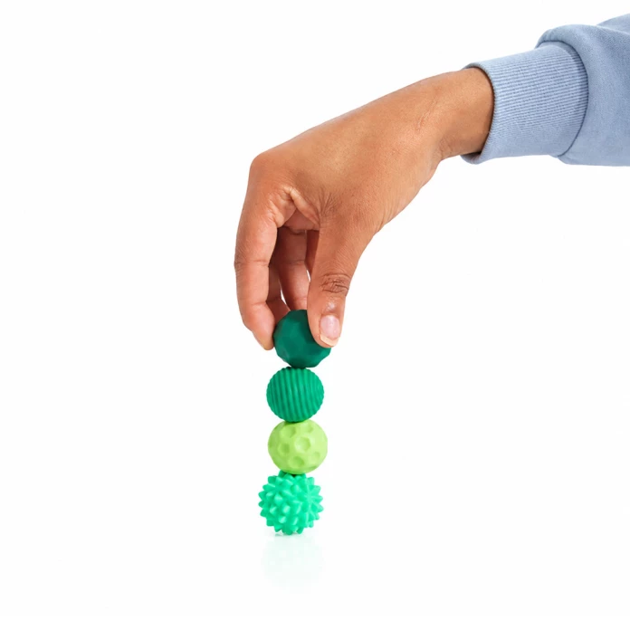 Pierres sensorielles magnétiques x 4 - vertes