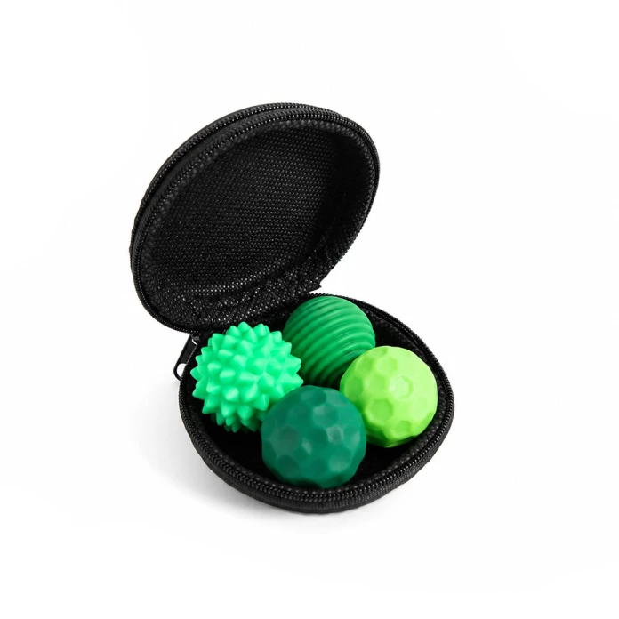 Pierres sensorielles magnétiques x 4 - vertes