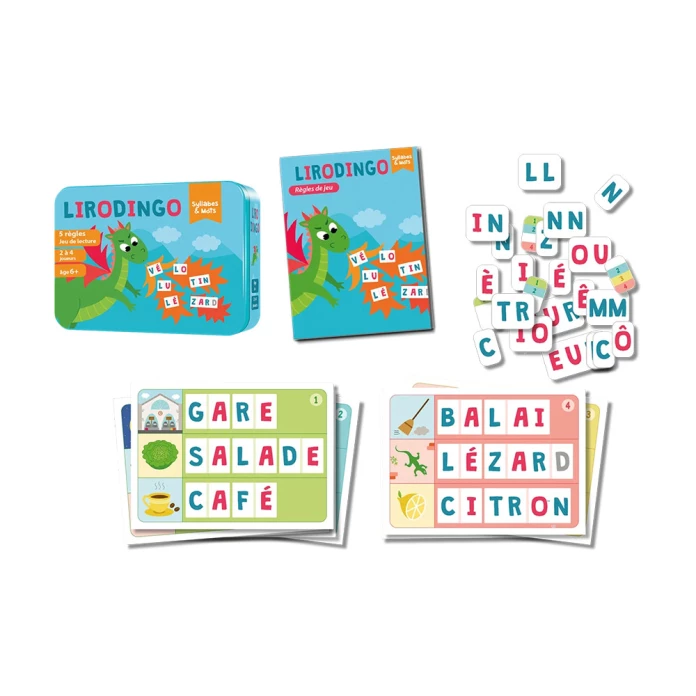 LiroDingo Syllabes et Mots