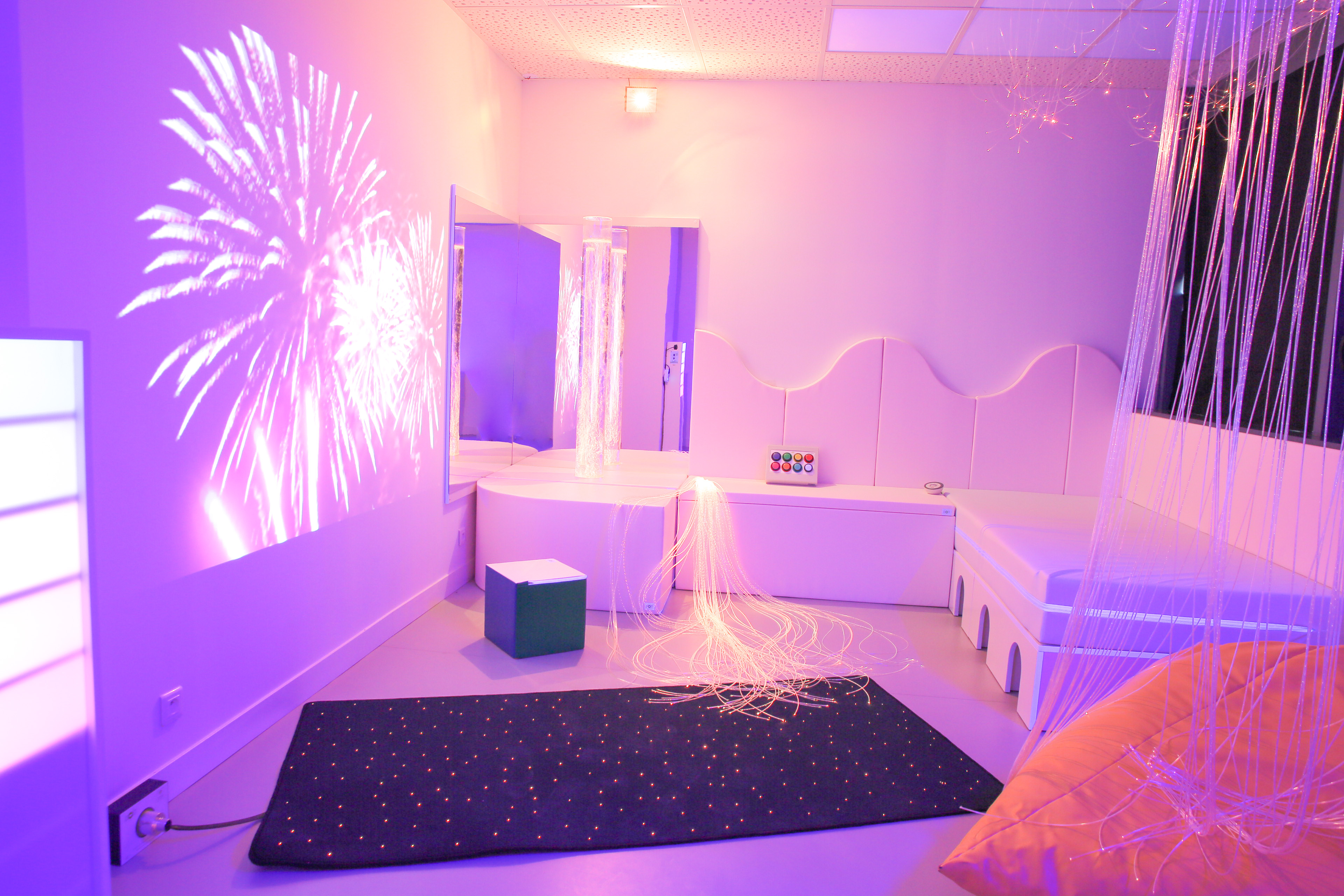 Nuestra sala sensorial de muestra en Montpellier